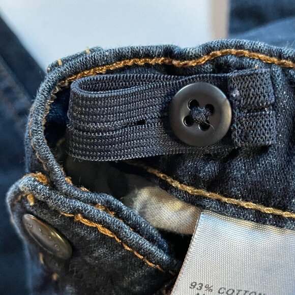 Levis Signature Boys 5 Regular Adjustable Waist Dark Wash Athletic Jeans - Picture 3 of 9